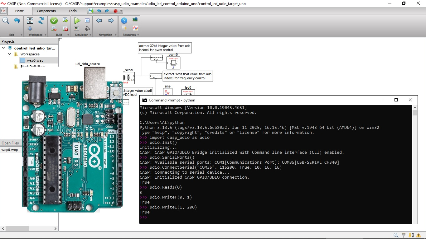 Data Exchange between Arduino and Python